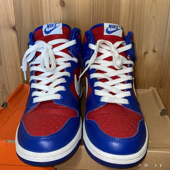 2003 Nike dunk high LA Clippers varsity red sport royal - Picture 5 of 15